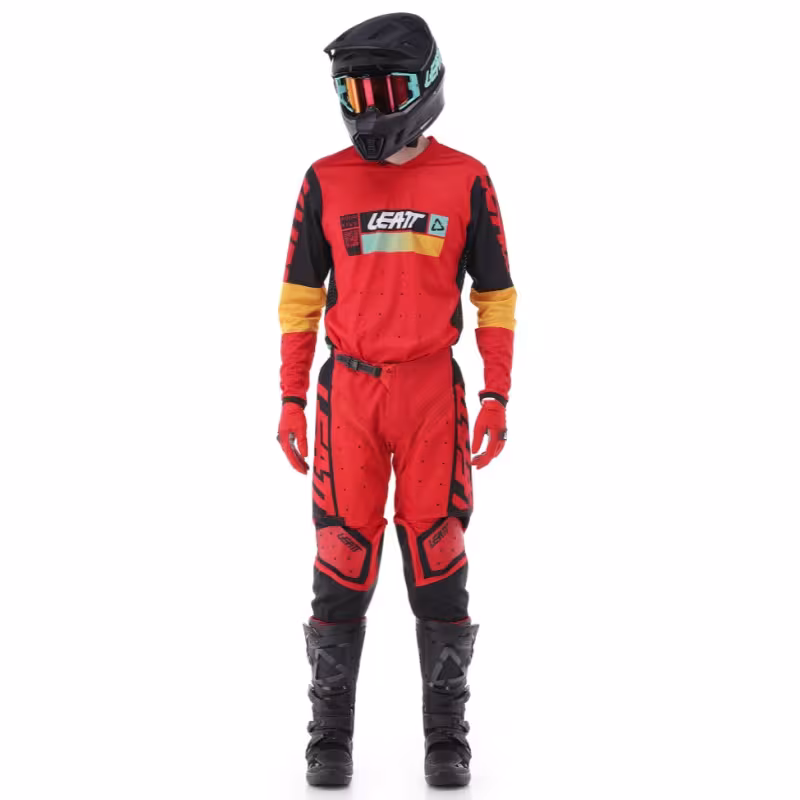 Джерси мужское Leatt Moto 4.5 Lite Jersey Red, полиэстер, красный, размер L (50)