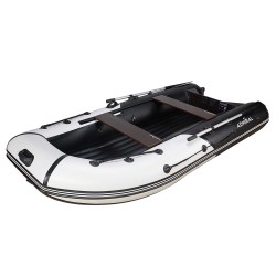 Надувная лодка ПВХ Адмирал 320 Classic LE, НДНД, голубой/черный