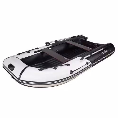 Надувная лодка ПВХ Адмирал 320 Classic LE, НДНД, голубой/черный