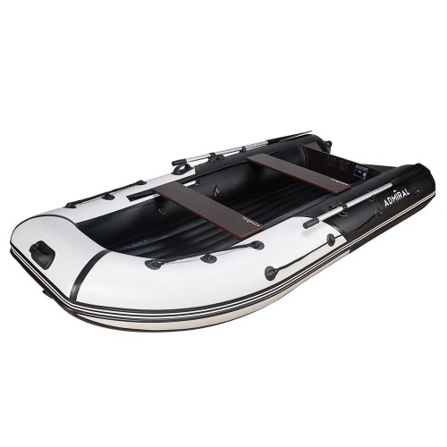 Надувная лодка ПВХ Адмирал 320 Classic LE, НДНД, голубой/черный