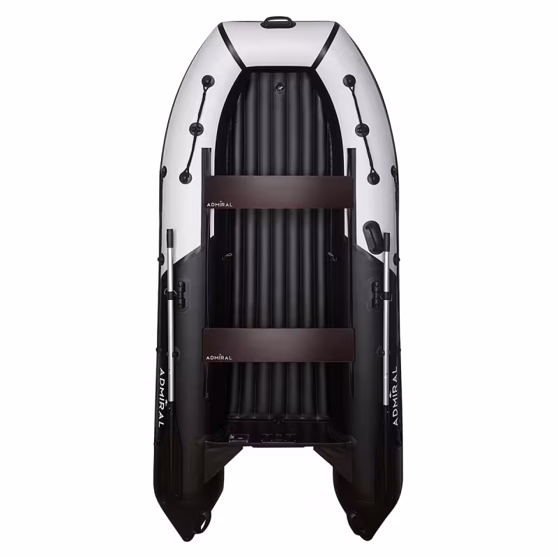 Надувная лодка ПВХ Адмирал 320 Classic LE, НДНД, голубой/черный