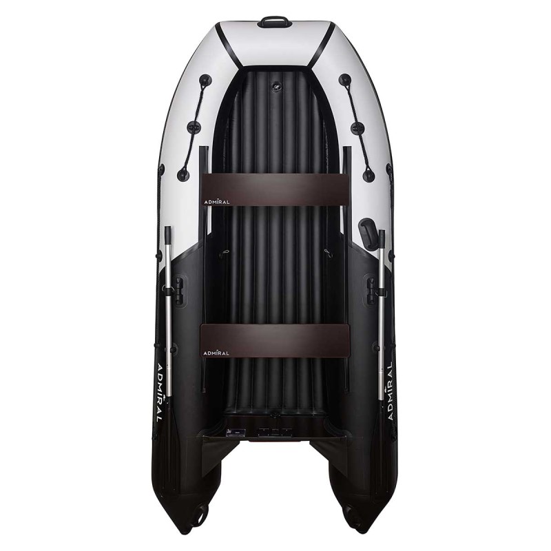 Надувная лодка ПВХ Адмирал 320 Classic LE, НДНД, голубой/черный