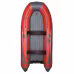 Надувная лодка ПВХ Адмирал 360, НДНД, красный/серый