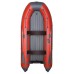 Надувная лодка ПВХ Адмирал 360, НДНД, красный/серый