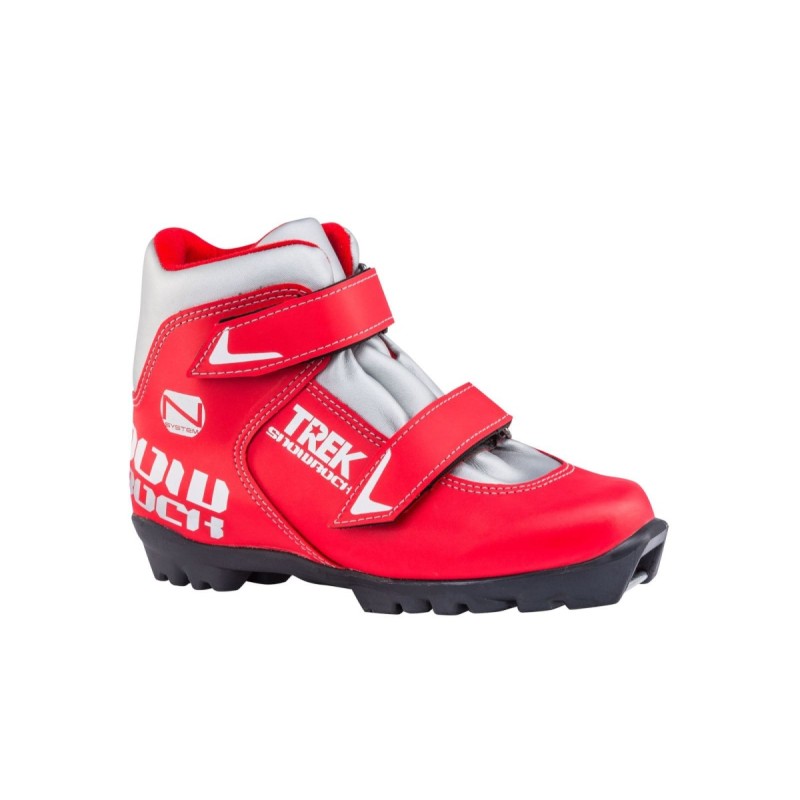 Ботинки лыжные Trek Snowrock 3 NNN, красный/серый, размер 37