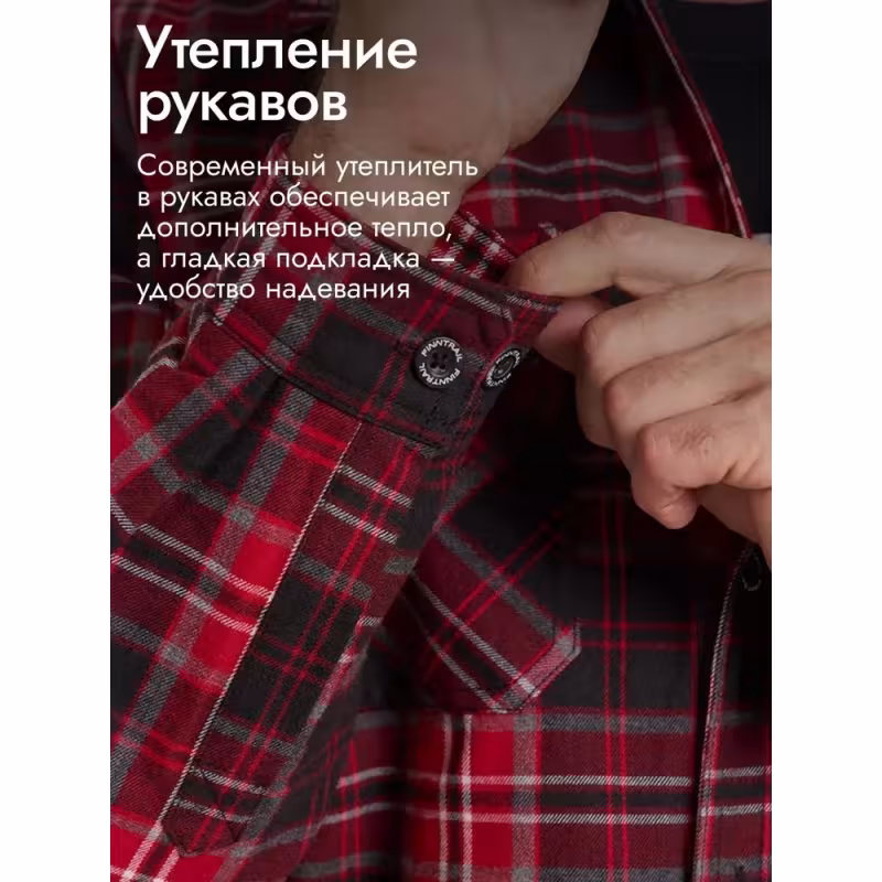 Куртка мужская Finntrail Lumber 1324 Red, полиэстер, красный, размер 54-56 (XL), 180-190 см