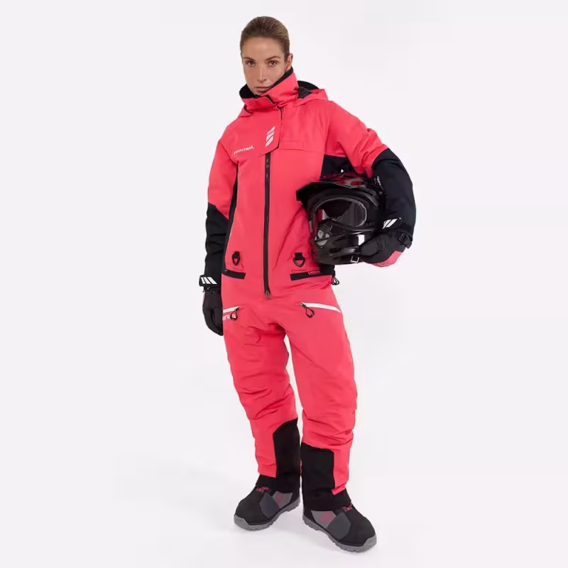 Комбинезон женский Finntrail Rachel 3853, мембрана Hard-Tex, розовый, размер 50-52 (MQ), 165-175 см