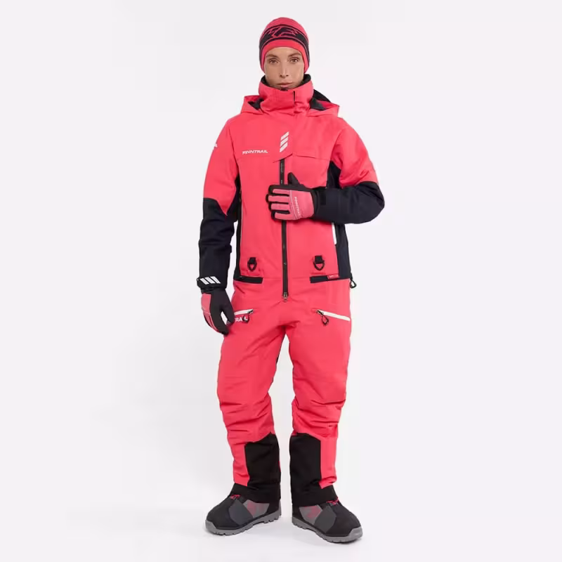 Комбинезон женский Finntrail Rachel 3853, мембрана Hard-Tex, розовый, размер 50-52 (MQ), 165-175 см