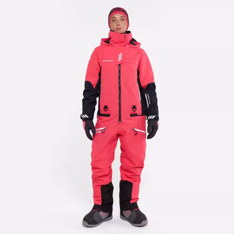 Комбинезон женский Finntrail Rachel 3853, мембрана Hard-Tex, розовый, размер LQ, 170-180 см