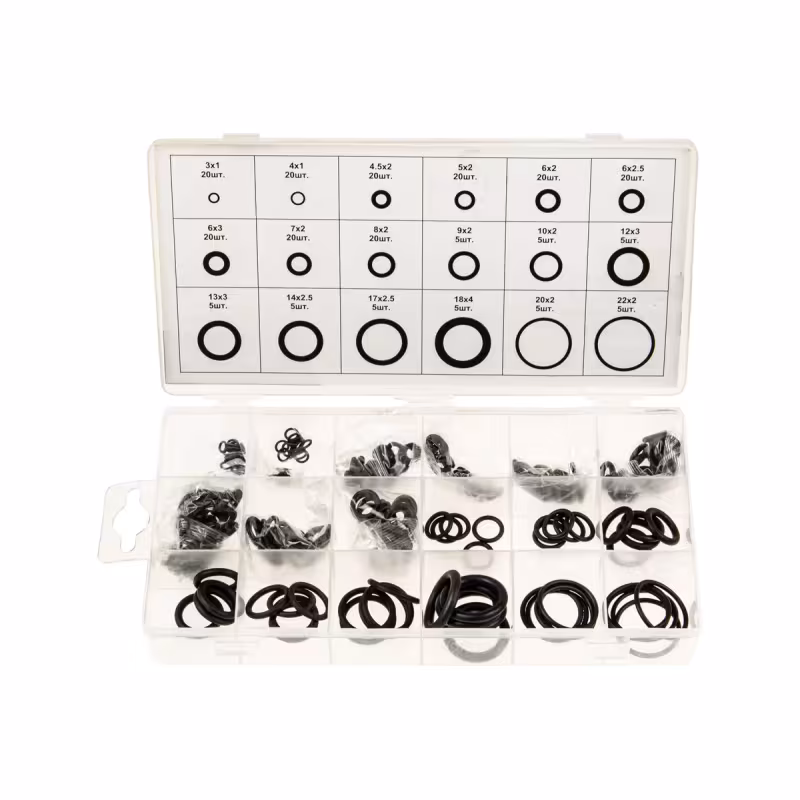 Набор уплотнительных колец Эврика ER-78225, 3х1-22х2мм, 225 предметов