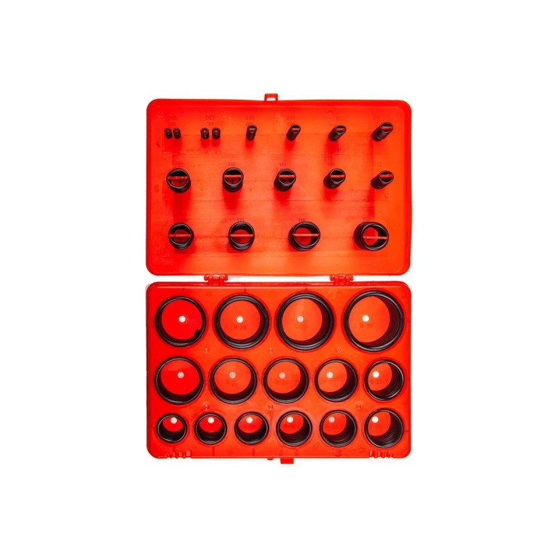 Набор уплотнительных колец Эврика ER-78382, 2.9х1.78-43.82х5.34 мм, 382 предмета