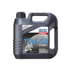 Масло моторное синтетическое для 4Т мотоциклов Liqui Moly Motorbike 4T Street 15W50, 1 л