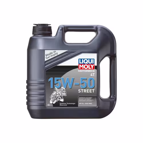 Масло моторное синтетическое для 4Т мотоциклов Liqui Moly Motorbike 4T Street 15W50, 1 л
