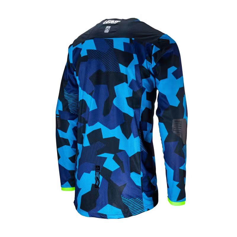 Джерси мужское Leatt Moto 4.5 Enduro Jersey, полиэстер, синий камуфляж, размер M