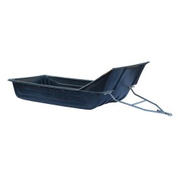 Сани-волокуши ЦентрПласт ЦП1450 ОЛ/Н Стандарт 1450 мм с литым отбойником, накладками и демпфером, синий