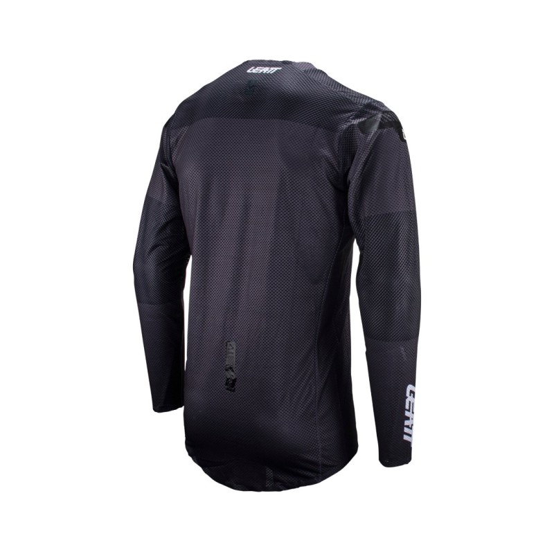Джерси мужское Leatt Moto 5.5 UltraWeld Jersey Graphite, полиэстер, черный/темно-серый, размер XXL
