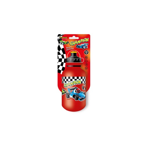 Бутылка для велосипеда Trix Champion BTTX501CH, 0.5 л, красный