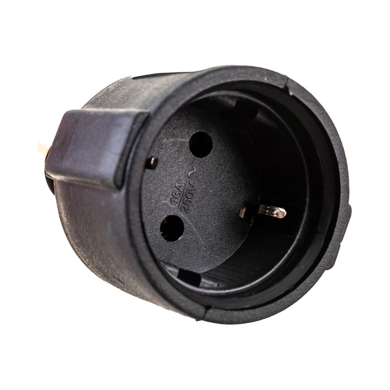 Удлинитель силовой одноместный Lux УС1-Е10 (У-161) (16 А, 3.5 кВт, 10 м)