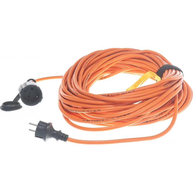 Удлинитель силовой одноместный Lux УС1-Е30 (У-161) (16 А, 3.5 кВт, 30 м)