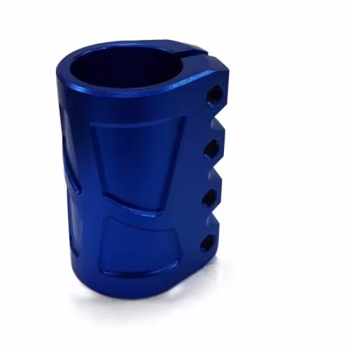 Зажим (хомут) для самоката Tech Team Chopper NN004035, 4 болта, 34.9 мм, синий