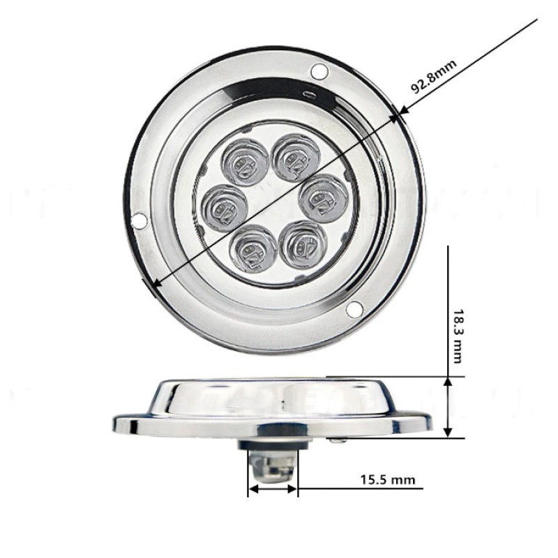 Светильник светодиодный подводный Anheart Marine E019019 (синяя лампа)