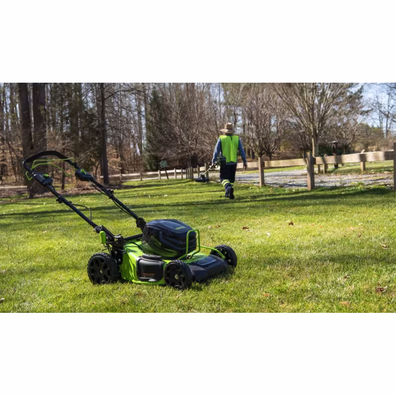 Газонокосилка аккумуляторная Greenworks  GC82LM51SP2