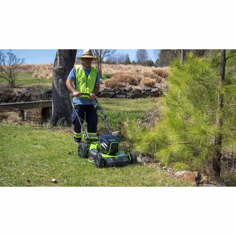 Газонокосилка аккумуляторная Greenworks  GC82LM51SP2