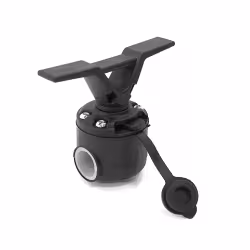 Утка швартовая с замком быстросъемным и хомутом на леер Мореман 10269547