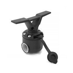 Утка швартовая с замком быстросъемным и хомутом на леер Мореман 10269547