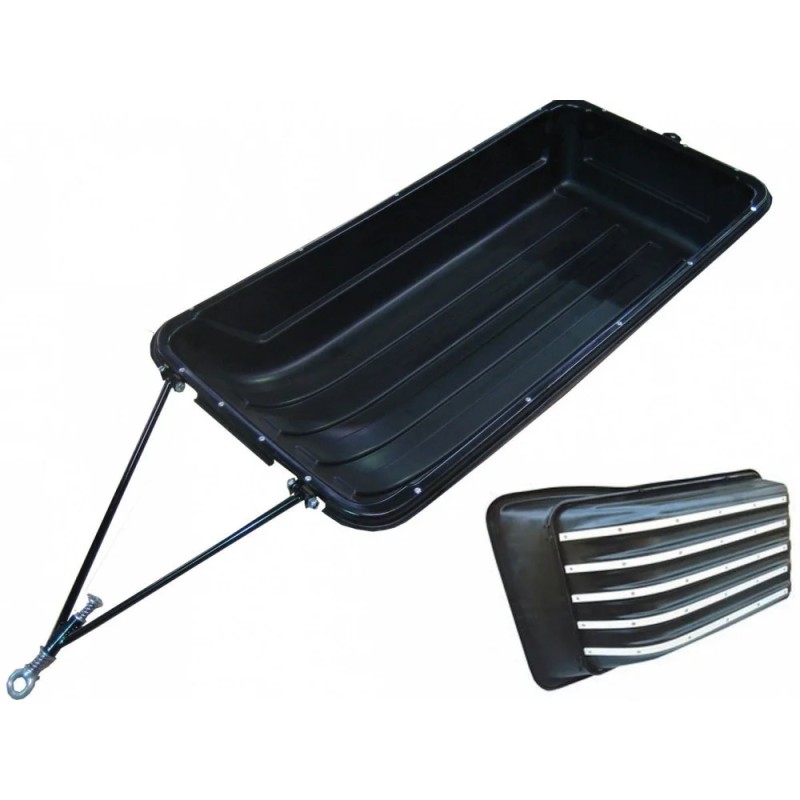 Сани-волокуши ПК 1200/Н С7 1200 мм с накладками и демпфером