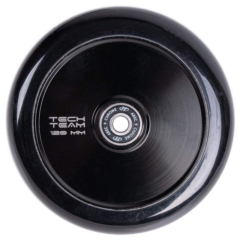 Колесо для самоката Tech Team Oxaris black, 120 мм, черный