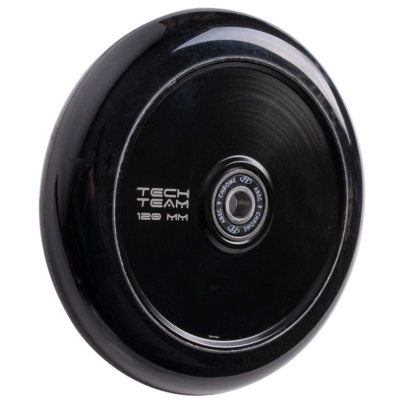 Колесо для самоката Tech Team Oxaris black, 120 мм, черный