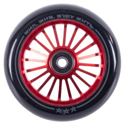 Колесо для самоката Tech Team Aurora red, 110 мм, красный/черный