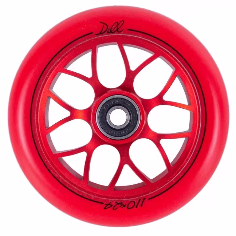 Колесо для самоката Tech Team Dill red, 110 мм, красный