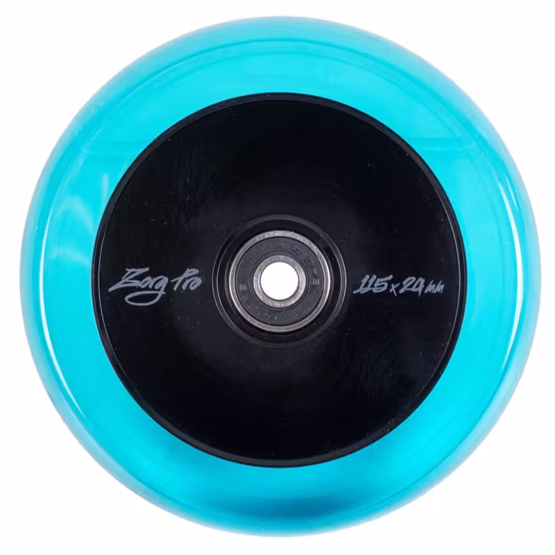 Колесо для самоката Tech Team Zorg Pro Blue, 115 мм, голубой/черный