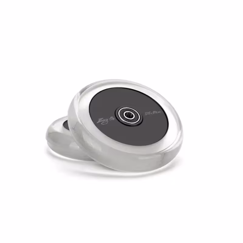 Колесо для самоката Tech Team Zorg Pro Transparent, 115 мм, прозрачный/черный