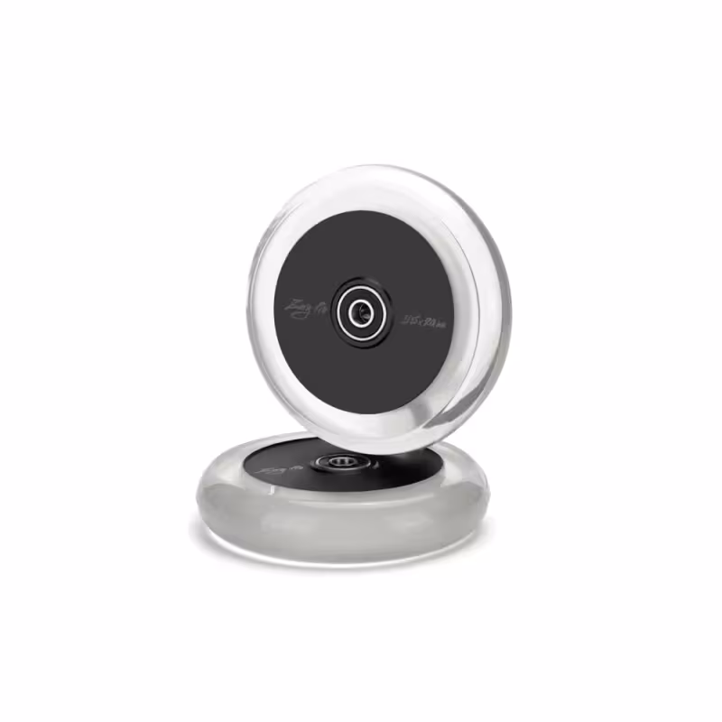 Колесо для самоката Tech Team Zorg Pro Transparent, 115 мм, прозрачный/черный