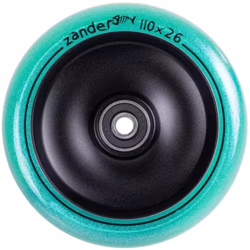 Колесо для самоката Tech Team Zander Сeladon, 110 мм, бирюзовый/черный