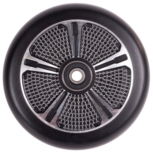 Колесо для самоката Tech Team Flox grey, 110 мм, серый/черный