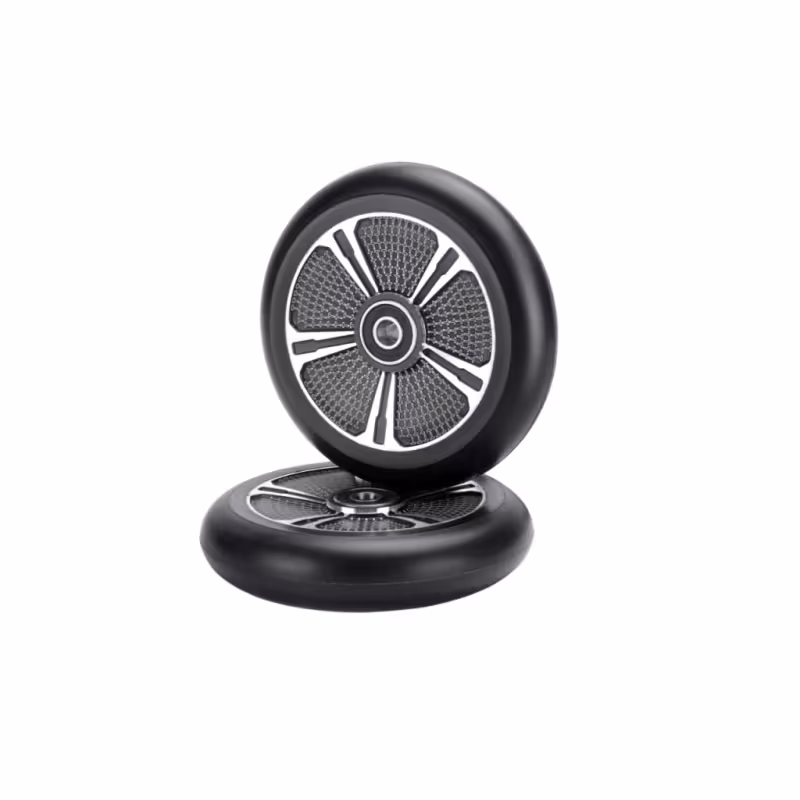 Колесо для самоката Tech Team Flox grey, 110 мм, серый/черный