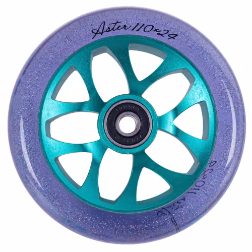Колесо для самоката Tech Team Aster purple, 110 мм, фиолетовый