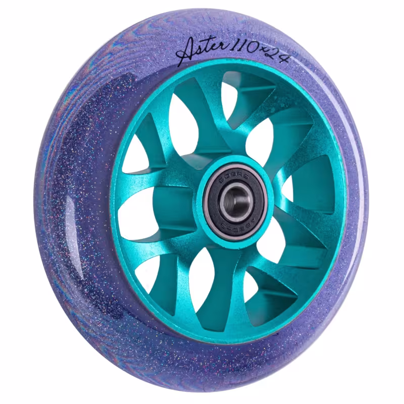 Колесо для самоката Tech Team Aster purple, 110 мм, фиолетовый