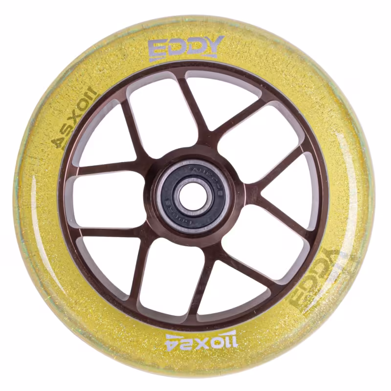 Колесо для самоката Tech Team Eddy yellow, 110 мм, желтый