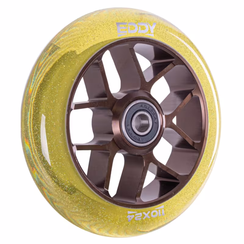 Колесо для самоката Tech Team Eddy yellow, 110 мм, желтый