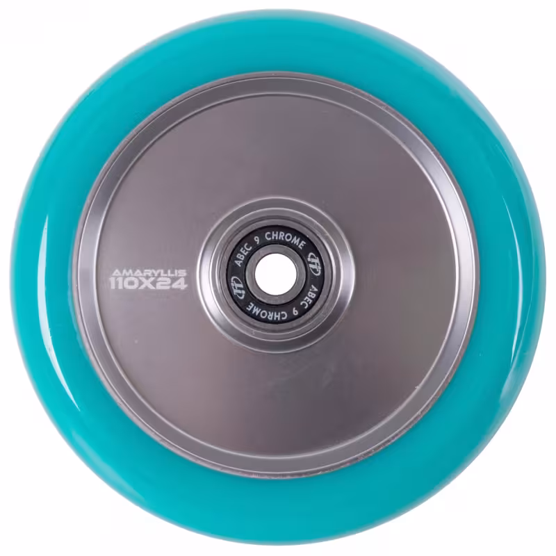 Колесо для самоката Tech Team Amarillis emerald, 110 мм, бирюзовый