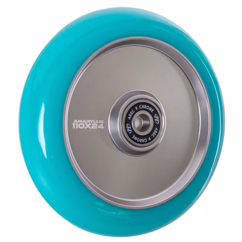 Колесо для самоката Tech Team Amarillis emerald, 110 мм, бирюзовый