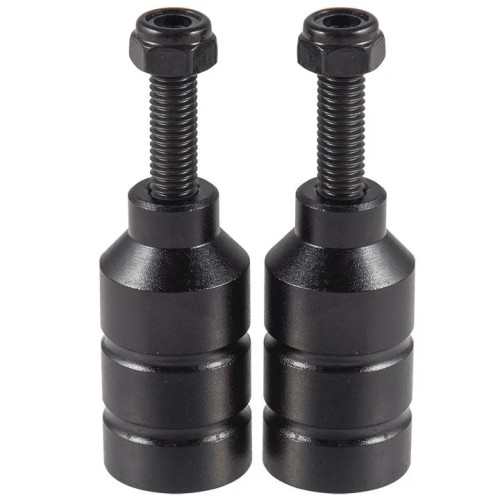 Пеги для самоката FW805400 Black, 2 пеги + 2 оси, 25x50 мм, черный