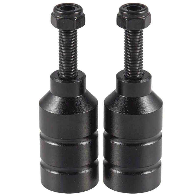 Пеги для самоката FW805400 Black, 2 пеги + 2 оси, 25x50 мм, черный