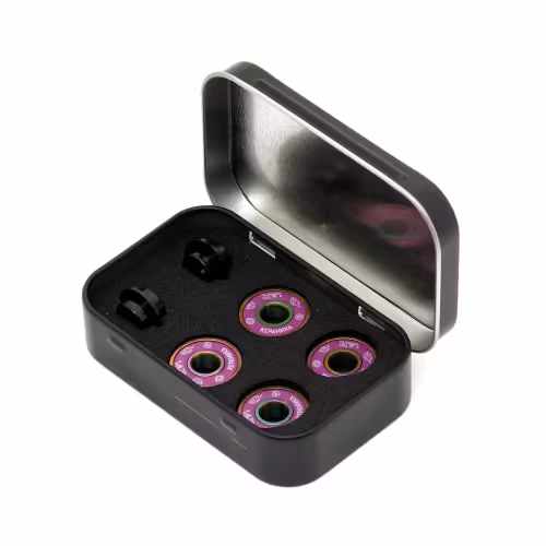 Набор подшипников для самоката Комета, Abec 9, керамические, неохром