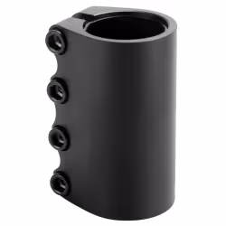 Зажим (хомут) для самоката Tech Team Zander NN009913, 4 болта, 34.9 мм, черный